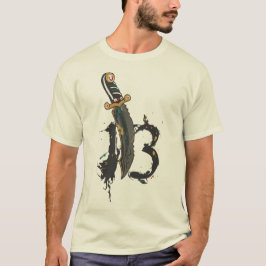 Tattoo dague numero 13 couteau poignard old school tシャツ