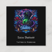 Tattoo Gift Voucher スクエア名刺 (正面)