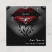 Tattoo Gift Voucher スクエア名刺 (正面)