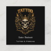 Tattoo Gift Voucher スクエア名刺 (正面)