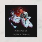 Tattoo Gift Voucher スクエア名刺 (正面)