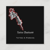 Tattoo Gift Voucher スクエア名刺 (正面)