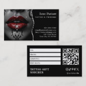 Tattoo Gift Voucher 名刺 (正面/裏面)