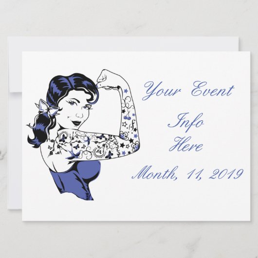 Tattoo Girl Arm Up Thunder_Cove (正面)