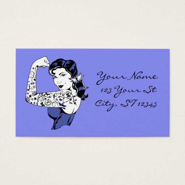 Tattoo Girl Arm Up Thunder_Cove (正面)