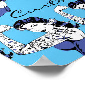 Tattoo Girl Arm Up Thunder_Cove ポスター (角)