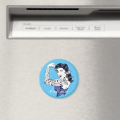 Tattoo Girl Arm Up Thunder_Cove マグネット (インサイチュ (食洗機))