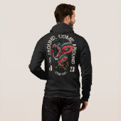 Tattoo go around . come around slogan serpent old  パーカ (裏面フル)