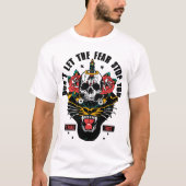 Tattoo panthere citation old school tシャツ (正面)