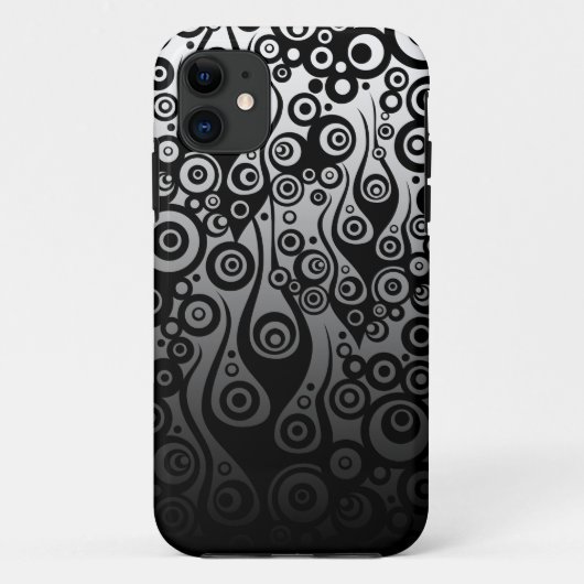 Tattoo Pattern ART – 黒い炎と円 Case-Mate iPhoneケース (裏面)