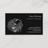 Tattoo Salon Appointment Reminder Business Card 名刺 (正面)