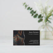 Tattoo Salon Appointment Reminder Business Card 名刺 (スタンド正面)