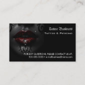Tattoo Salon Appointment Reminder Business Card 名刺 (正面)