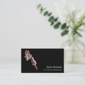 Tattoo Salon Appointment Reminder Business Card 名刺 (スタンド正面)