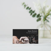 Tattoo Salon Appointment Reminder Business Card 名刺 (スタンド正面)