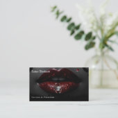 Tattoo Salon Appointment Reminder Business Card 名刺 (スタンド正面)
