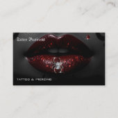 Tattoo Salon Appointment Reminder Business Card 名刺 (正面)