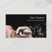 Tattoo Salon Appointment Reminder Business Card 名刺 (正面)