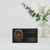 Tattoo Salon Appointment Reminder Business Card 名刺 (スタンド正面)