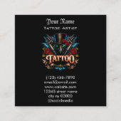 Tattoo Salon Reminder Appointment Card 予約カード (正面)
