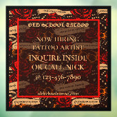 Tattoo ShopカスタマイズがTattoo Artistを採用 ウィンドウサイン (シート3)