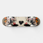 Tattoo Skull Eight Ball Old School Skateboard スケートボード (横)