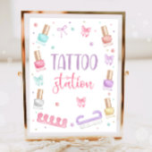 Tattoo Station Mani-Pedi Party Manicure Pedicure ポスター