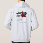 Tattoo Studio Basicフード付きスウェットシャツ パーカ (裏面)