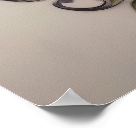 Tattoo style poster ポスター (角)