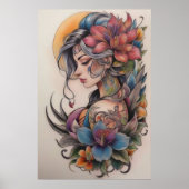 Tattoo style poster ポスター (正面)