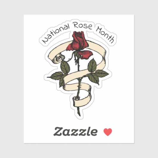 Tattoo Style Rose シール (シート)