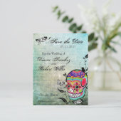 Tattoo Sugarスカル保存日 案内ポストカード (スタンド正面)