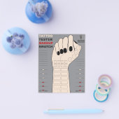 Tattoo Testerメイクアップ見本(アカスタマイズームカラー) チラシ (シングル)