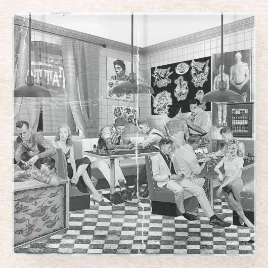 Tattoo You! ガラスコースター (正面)