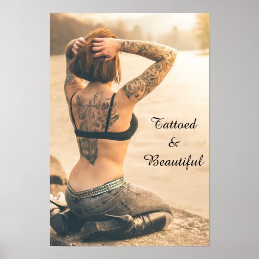 Tattooed and Beautiful Poster ポスター (正面)