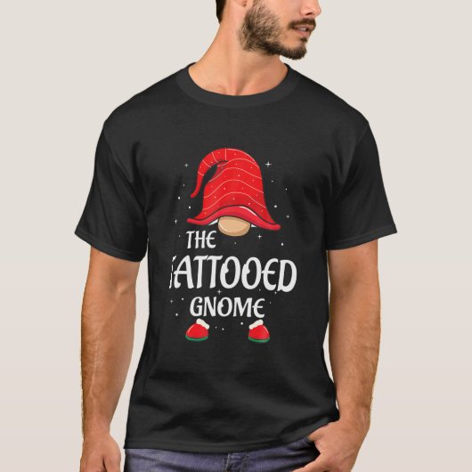 Tattooed Gnome Buffalo Plaid Matching Family Chris Tシャツ (正面)
