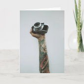 Tattooed Photographer Image is Everything誕生日 カード (正面)