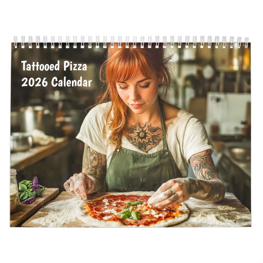 Tattooed Pizza – 2026 Calendar カレンダー (カバー)