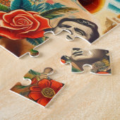 Tattooed Redhead Pin-up ジグソーパズル (側面)