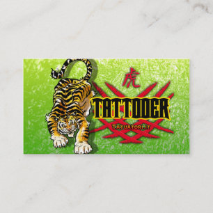 Tattooerのトラ 名刺