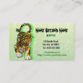 Tattooerのトラ 名刺 (裏面)