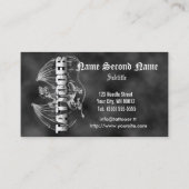 Tattooerの中世ドラゴン 名刺 (裏面)