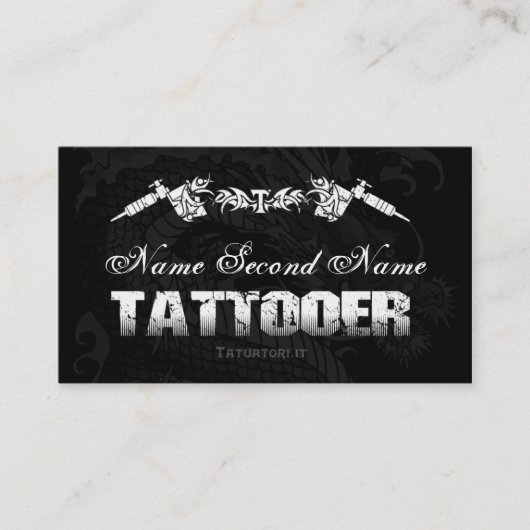 Tattooerの種族1 名刺 (正面)