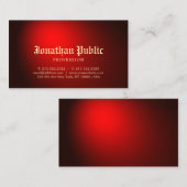 Tattooistの入れ墨の芸術の芸術家の創造的で黒い赤 名刺 (正面/裏面)