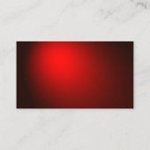 Tattooistの入れ墨の芸術の芸術家の創造的で黒い赤 名刺 (裏面)