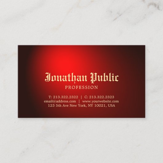 Tattooistの入れ墨の芸術の芸術家の創造的で黒い赤 名刺 (正面)