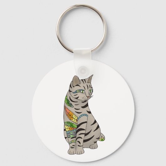 Tattookatze キーホルダー (正面)