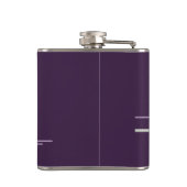 Tattoosラインワーク | ボヘミアンパープルグリーンカスタム フラスク (裏面)