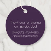 Tattoosラインワーク | ボヘミアンパープルグリーン抽象芸術 フェイバータグ (裏面)