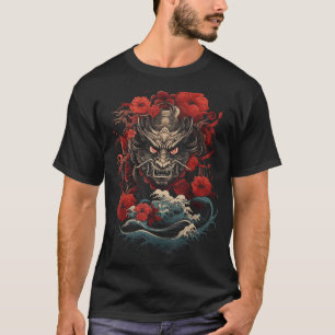 Tattoos Irezumi歌舞伎日本の芸術日本が波打つDr. Tシャツ